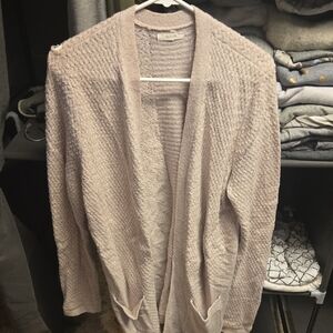 Maurices Textured Open-Front Cardigan - Light Pink